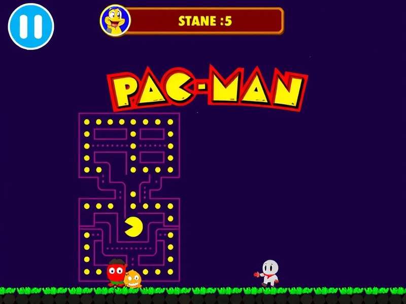PAC MAN game ghost behavior patterns diagram
