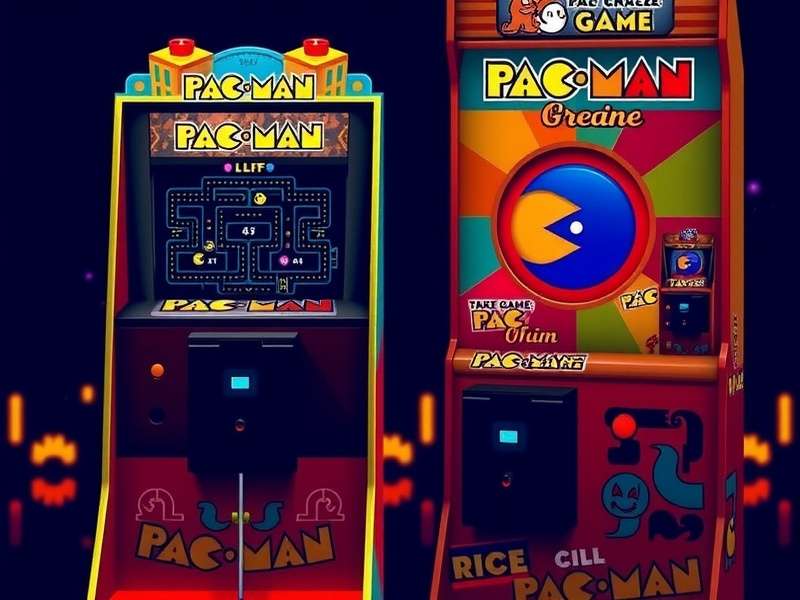 Original 1980 PAC MAN Arcade Cabinet in pristine condition