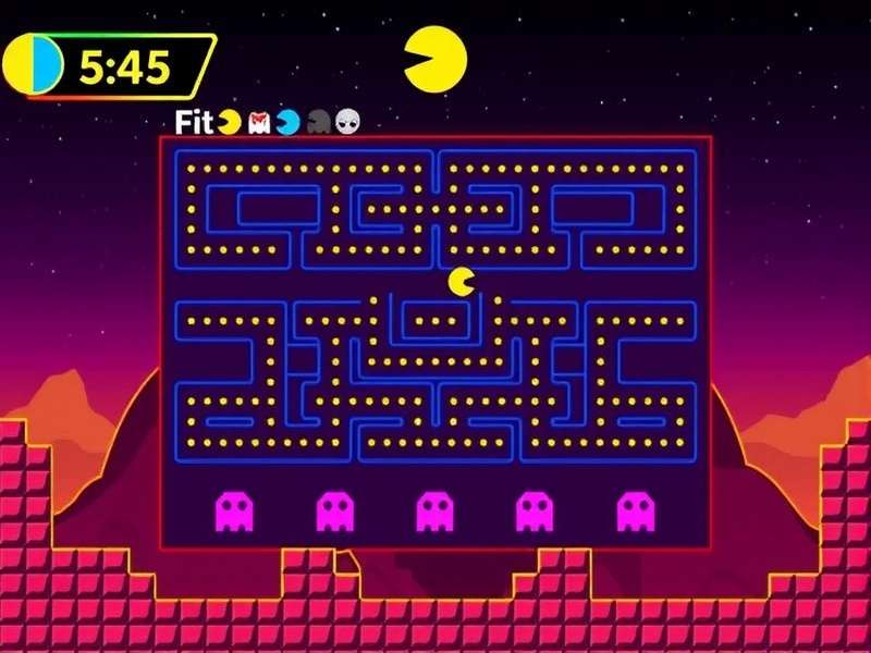MS PAC MAN strategy map showing ghost patterns