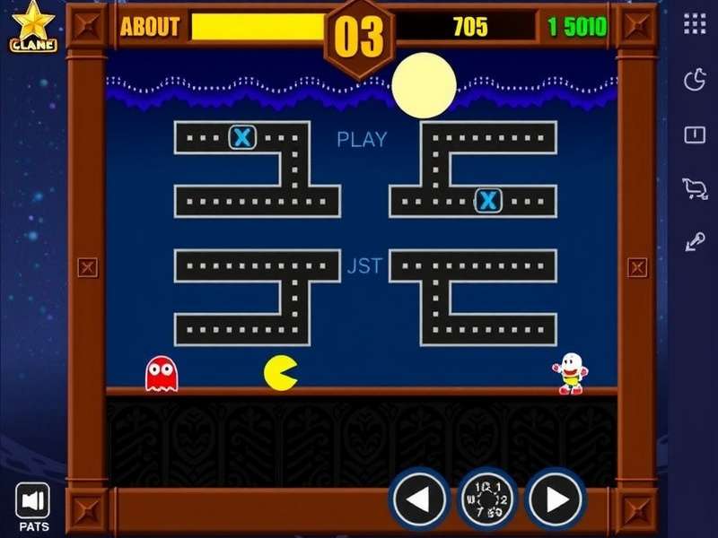 Evolution of PAC MAN maze designs from 1980 to present