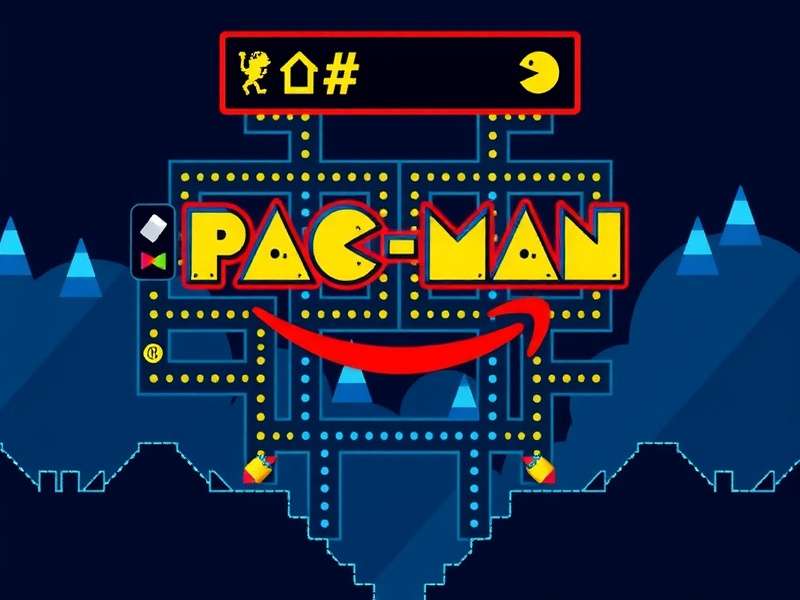 Collection of PAC MAN games and merchandise available on Amazon