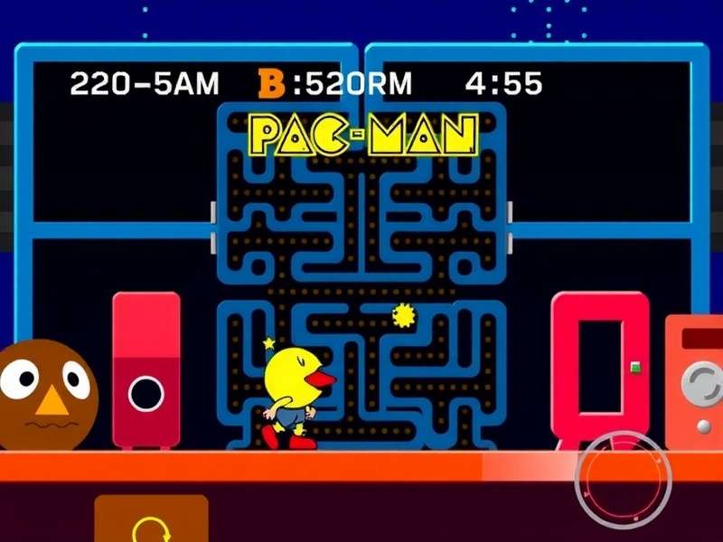 PAC MAN Gamecube disc and console setup