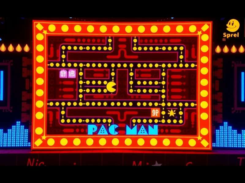 Close-up of the Namco WSG sound chip from an original PAC-MAN board