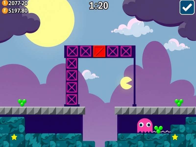 PAC MAN Google Doodle screenshot on a laptop screen