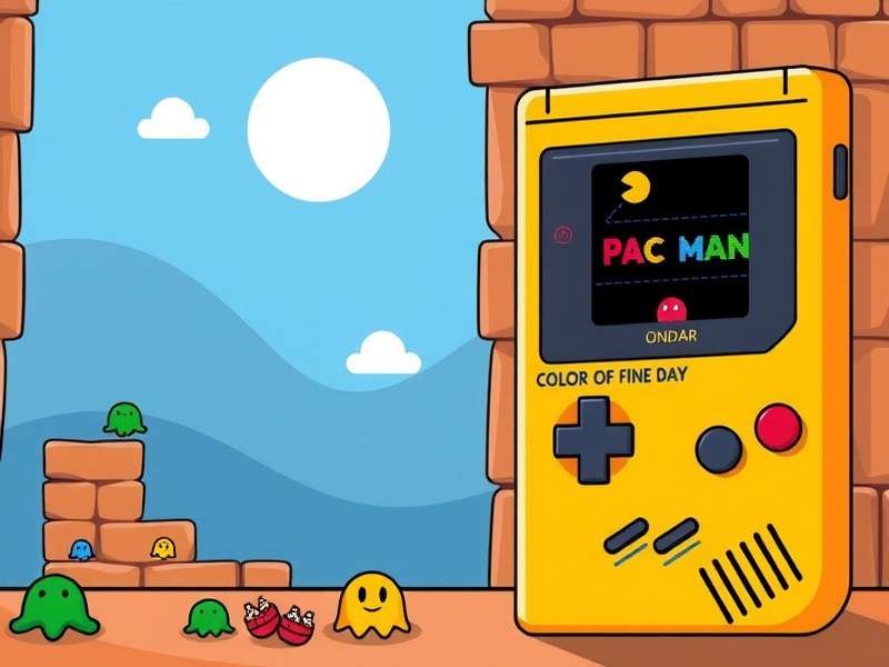 Pac-Man Game Boy Color gameplay screenshot