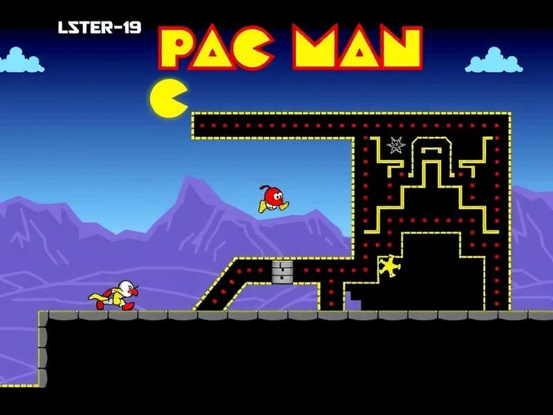 Screenshot of a modern free-to-play PAC-MAN game in a browser window