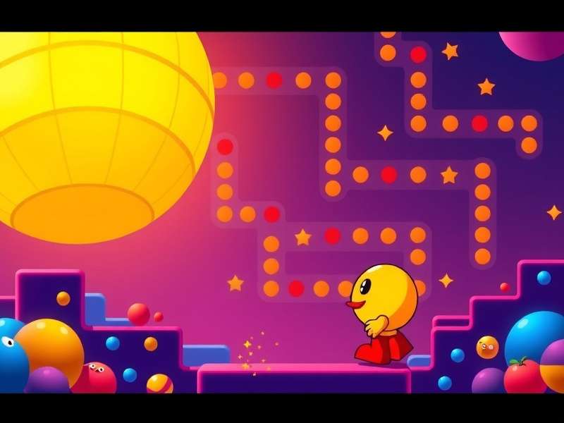 Diagram showing Pac-Man ghost movement patterns