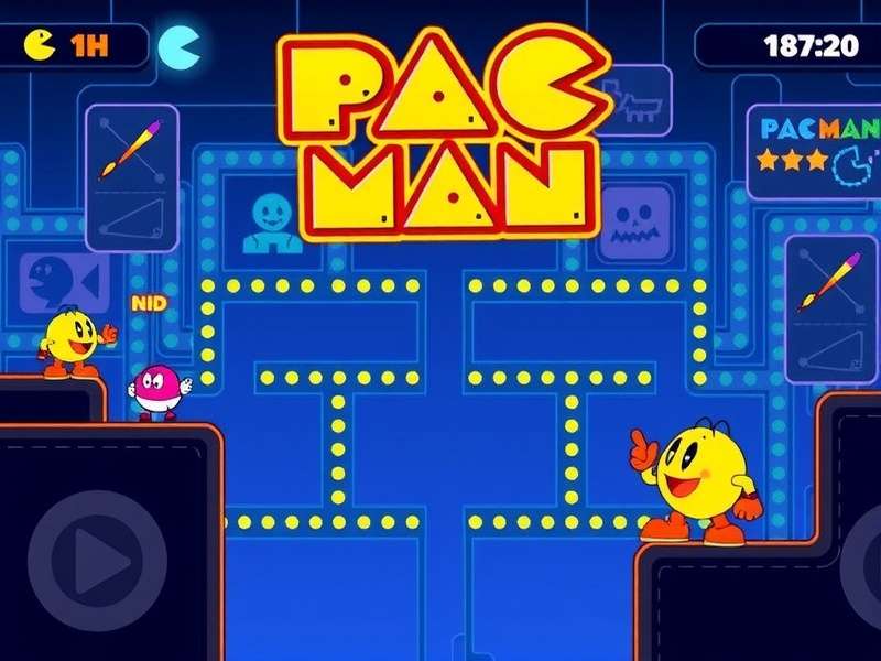 Diagram showing PAC MAN Game ghost AI targeting patterns