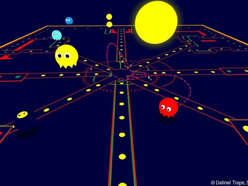 Pacman Spielen – Classic PAC MAN arcade gameplay screenshot with vibrant maze and ghosts