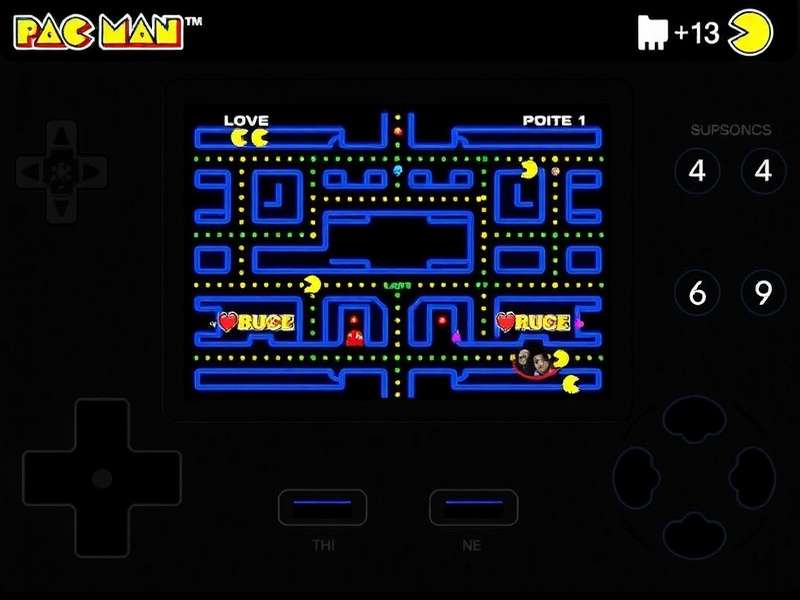 Image Of Pac Man Game Console – Classic arcade cabinet with yellow PAC MAN character and maze artwork