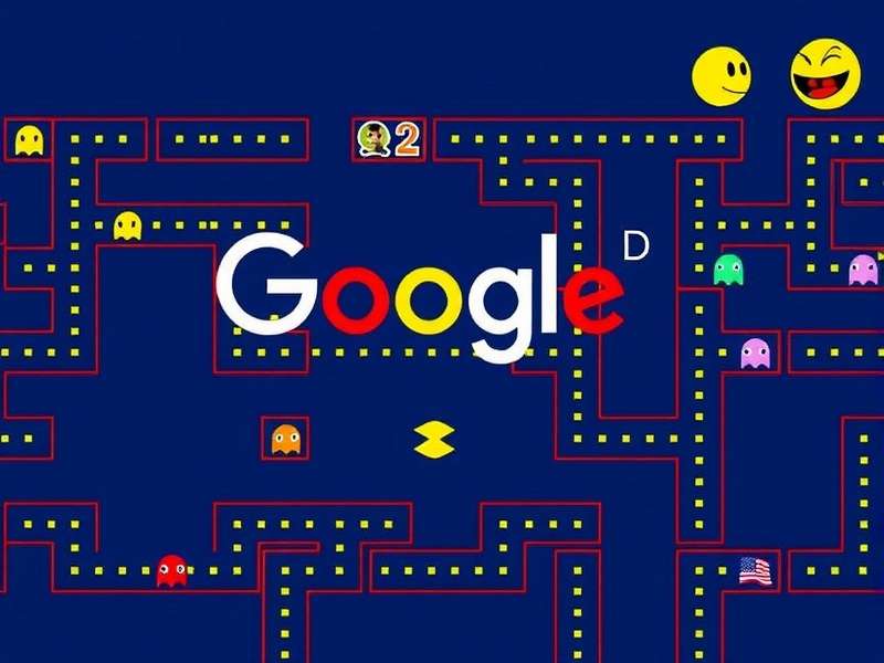 Google Doodle Games Pacman – PAC MAN arcade gameplay on Google Doodle