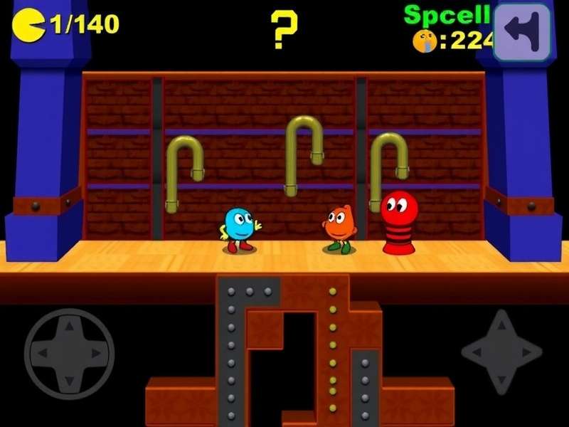 PAC MAN Nintendo Switch game collection featuring classic arcade characters and yellow theme